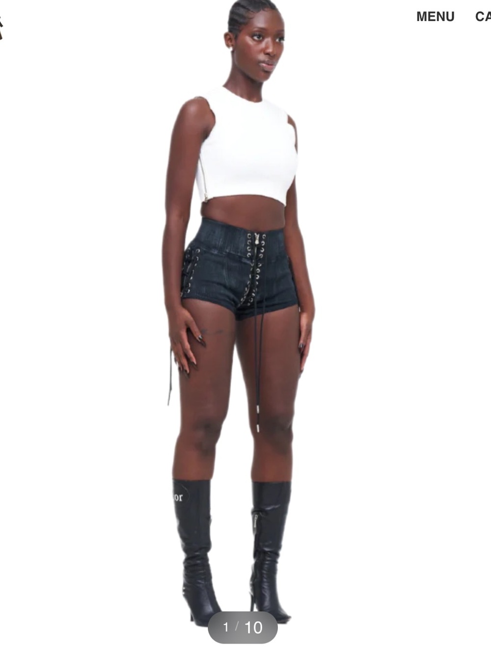 Tordrobes Charcoal Uzip Shorts